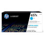 Toner Original HP Cyan, nr.657X, pentru Laser Jet MFP 681z|681f|682z|681dh, 23k, incl.TV 1.2incl.TV "CF471X"