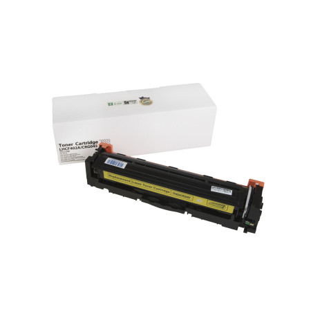 Încărcătură toner compatibilă CF402A, 201A, 1239C002, CRG045Y, 1400 filelor pentru imprimante HP (Orink white box)
