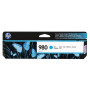 Cartus Cerneala Original HP Cyan, nr.980, pentru Office Jet X555dn|555xh|585dn|585f|585z, 6.6k, incl.TV 1.2incl.TV "D8J07A"