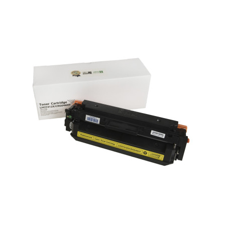 Încărcătură toner compatibilă CF412X, 410X, 1251C002, CRG046HY, 5000 filelor pentru imprimante HP (Orink white box)