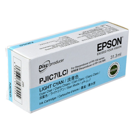 Cartus Cerneala Original Epson Light Cyan, S020448, pentru PP 100 Series|PP 50, 31.3ml ,  (timbru verde 1.2 lei),  "C13S020689"