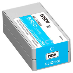 Cartus Cerneala Original Epson Cyan, GJIC5C, pentru ColorWorks C831|GP-M831, ,  (timbru verde 1.2 lei),  "C13S020564"