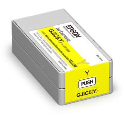 Cartus Cerneala Original Epson Yellow, GJIC5Y, pentru ColorWorks C831|GP-M831, ,  (timbru verde 1.2 lei),  "C13S020566"