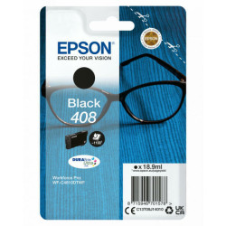 Cartus Cerneala Original Epson Black, 408, pentru ,  , (timbru verde 1.2 lei)"C13T09J14010"(RAPO)