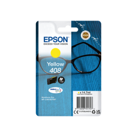 Cartus Cerneala Original Epson Yellow, 408, pentru ,  , (timbru verde 1.2 lei)"C13T09J44010"(RAPO)