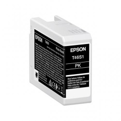 Cartus Cerneala Original Epson Photo Black, T46S1, pentru UltraChrome Pro 10, 25ml,  (timbru verde 1.2 lei),  "C13T46S100"