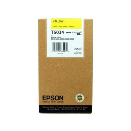 Cartus Cerneala Original Epson Yellow, , pentru , ,  (timbru verde 1.2 lei),  "C13T603400"