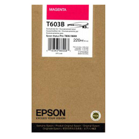 Cartus Cerneala Original Epson Magenta, , pentru , ,  (timbru verde 1.2 lei),  "C13T603B00"