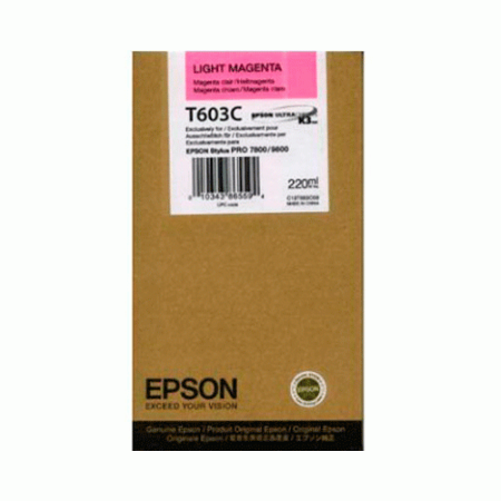 Cartus Cerneala Original Epson Light Magenta, , pentru , ,  (timbru verde 1.2 lei),  "C13T603C00"