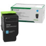Toner Original Lexmark Cyan, 78C2XC0, pentru CS421|CS521|CS622|CX421|CX522|CX622|CX625|CX625, 5K, (timbru verde 1.2 lei)"78C2XC0