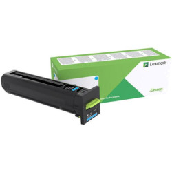 Toner Original Lexmark Cyan, 72K2XCE, pentru CS820, 22K, (timbru verde 1.2 lei)"72K2XCE"