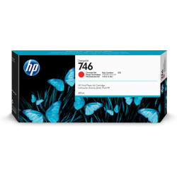 Cartus Cerneala Original HP Red, nr.746, pentru DesignJet Z6|Z6dr|Z9+|Z9+dr, 300ml, incl.TV 1.2 RON, "P2V81A"