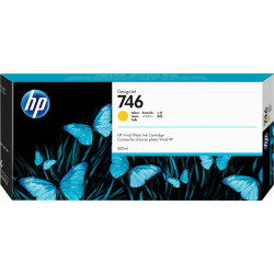 Cartus Cerneala Original HP Yellow, nr.746, pentru DesignJet Z6|Z6dr|Z9+|Z9+dr, 300ml, incl.TV 1.2 RON, "P2V79A"
