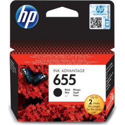 Cartus Cerneala Original HP Black, nr.655, pentru DJ3525|4615|4625|5525|6525, , (timbru verde 0.15 lei), "CZ109AE"
