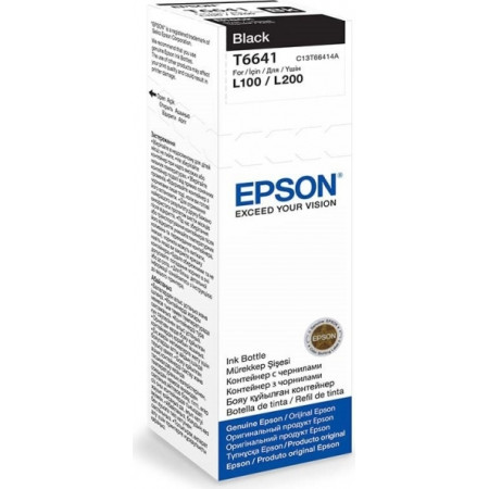 Cartus Cerneala Original Epson Black, T66414A, pentru L100|L120||L200|L110|L210|L220|L300|L355|L550, (timbru verde 0.15 lei), "C