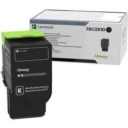 Toner Original Lexmark Black, 78C0X10, pentru CS421|CS431|CX421|CX522, 8.5K, incl.TV 1.2 RON, "78C0X10"