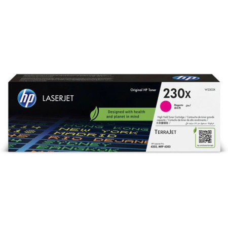 Toner Original HP Magenta, nr.230X, pentru Color LJ Pro 4201|4203|MFP 4301|MFP 4303, 5.5K, incl.TV 1.2 RON, "W2303X"