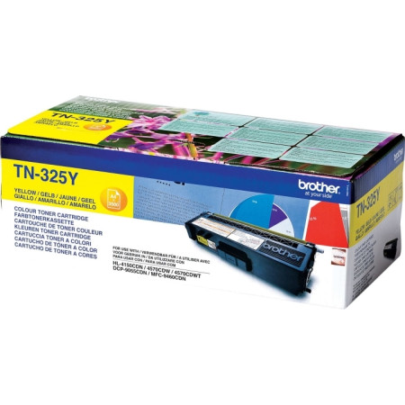 Toner Original Brother Yellow, TN325Y, pentru HL-4140|4150|4570|DCP-9270|9055|MFC-9970|9460, 3.5K,"TN325Y"