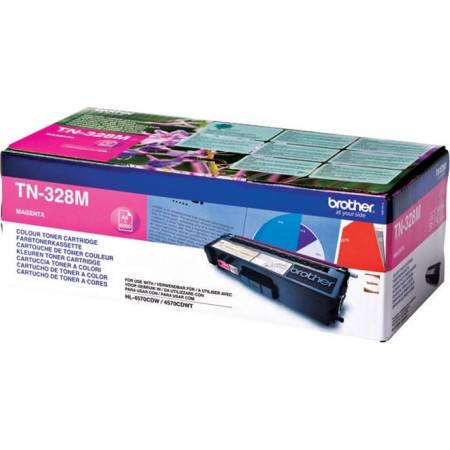 Toner Original Brother Magenta, TN328M, pentru HL-4570|MFC-9970|9270, 6K,"TN328M"
