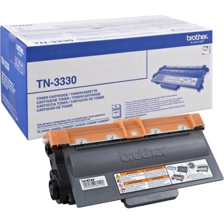 Toner Original Brother Black, TN3330, pentru HL-6180|5440|5470|DCP-8250|8110|MFC-8950|8510|8520, 3K,"TN3330"