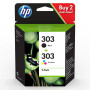 Combo-Pack Original HP 2BK/CMY, nr.303, pentru Envy Inspire 7200|7900, 400p/165p, incl.TV 1.2 RON, "3YM92AE"