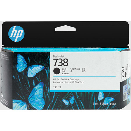 Cartus Cerneala Original HP Black, nr.738, pentru &nbsp;DesignJet T950, 130ml, incl.TV 1.2 RON, "498N4A"