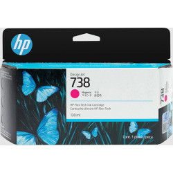 Cartus Cerneala Original HP Magenta, nr.738, pentru &nbsp;DesignJet T950, 130ml, incl.TV 1.2 RON, "498N6A"