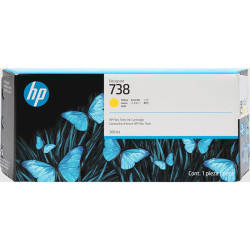 Cartus Cerneala Original HP Yellow, nr.738, pentru &nbsp;DesignJet T950, 300ml, incl.TV 1.2 RON, "676M8A"