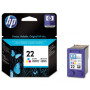 Cartus Cerneala Original HP Color, nr.22, pentru DJ3920|3940|D1360|14xx|F2180|2275|22xx, , (timbru verde 0.15 lei), "C9352AE"