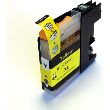 Cartus Cerneala Original Brother Yellow, LC223Y, pentru DCP-J4120|MFC-J4420|J4620|J5320|J5620|J5720, 550, (timbru verde 0.15 lei
