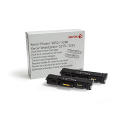 Dual-Pack  Original Xerox Black, 106R02782, pentru Ph 3052|Ph 3260|WC 3215|WC 3225, 2x3K, (timbru verde 1.2 lei) , "106R02782"