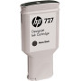 Cartus Cerneala Original HP Matte Black, nr.727, pentru Designjet T1500|T1530|T2500|T2530, 300ml, (timbru verde 0.15 lei), "C1Q1