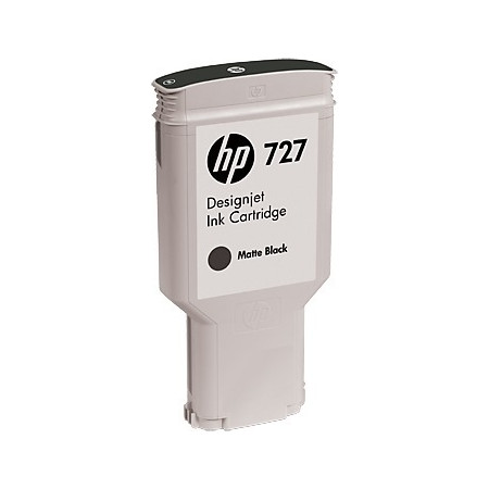 Cartus Cerneala Original HP Matte Black, nr.727, pentru Designjet T1500|T1530|T2500|T2530, 300ml, (timbru verde 0.15 lei), "C1Q1