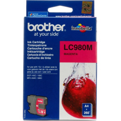 Cartus Cerneala Original Brother Magenta, LC980M, pentru DCP-145C|165C|195C|365C|375C|MFC-250C|290C|295CN, 295,, (timbru verde 0