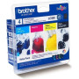 Cartus Cerneala Original Brother CMYK, LC980VALBP, pentru DCP-145C|165C|195C|365C|375C|MFC-250C|290C|295CN, 1x 300,3x295, (timbr