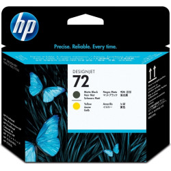 Cap Printare Original HP Matte Black/Yellow, nr.72, pentru DesignJet T1100|1120|1200|1300|2300|T610|620|770|790, , (timbru verde