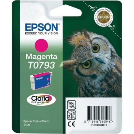 Cartus Cerneala Original Epson Light Magenta, T0793, pentru Stylus Photo 1400, , (timbru verde 0.15 lei),  "C13T07934010"