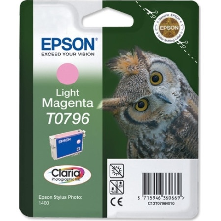 Cartus Cerneala Original Epson Magenta, T0796, pentru Stylus Photo 1400, , (timbru verde 0.15 lei),  "C13T07964010"