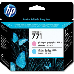 Cap Printare Original HP Light Magenta/Light Cyan, nr.771, pentru DesignJet Z6200, , (timbru verde 0.15 lei), "CE019A"
