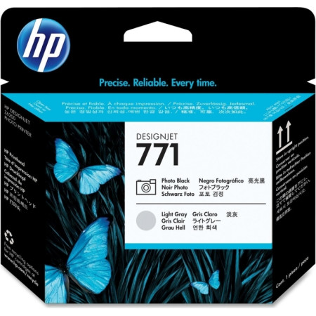 Cartus Cerneala Original HP Light Grey, nr.771, pentru DesignJet Z6200, , (timbru verde 0.15 lei), "CE020A"
