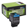 Toner Original Lexmark Cyan, 80C20C0, pentru CX310, 1K, (timbru verde 1.2 lei) , "80C20C0"