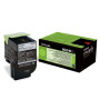 Toner Original Lexmark Black, 80C2HK0, pentru CX410|CX510, 4K, (timbru verde 1.2 lei) , "80C2HK0"