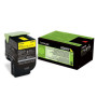 Toner Original Lexmark Yellow, 80C2HY0, pentru CX410|CX510, 3K, (timbru verde 1.2 lei) , "80C2HY0"