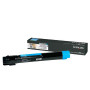 Toner Original Lexmark Cyan, X950X2CG, pentru X950|X952|X954, 22K, (timbru verde 1.2 lei) , "X950X2CG"