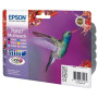 Cartus Cerneala Original Epson CMYK, T0807, pentru Stylus Photo R265|360|RX562,  , (timbru verde 0.15 lei), "C13T08074011"(RAPO)
