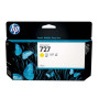 Cartus Cerneala Original HP Yellow, nr.727, pentru DesignJet T1500|T1530|T2500|T2530|T920, 130ml, (timbru verde 0.15 lei), "B3P2