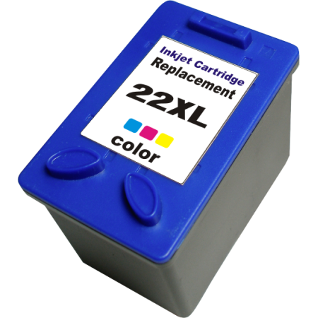 Încărcătură cerneală renovată C9352CE, no.22XL, 18ml pentru imprimante HP (BULK)