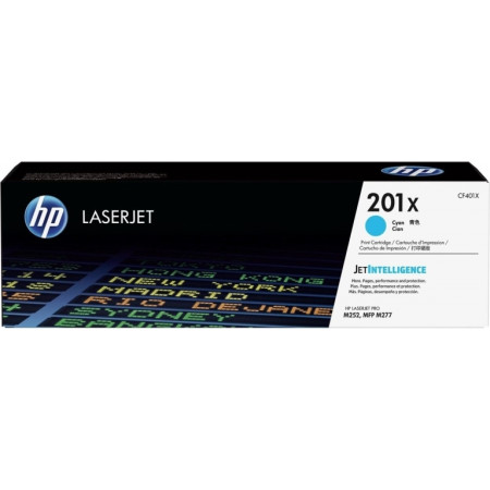 Toner Original HP Cyan, nr.201X, pentru Color LaserJet Pro M252|M274|M277, 2.3K, (timbru verde 1.2 lei) , "CF401X"