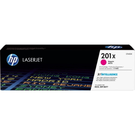 Toner Original HP Magenta, nr.201X, pentru Color LaserJet Pro M252|M274|M277, 2.3K, (timbru verde 1.2 lei) , "CF403X"