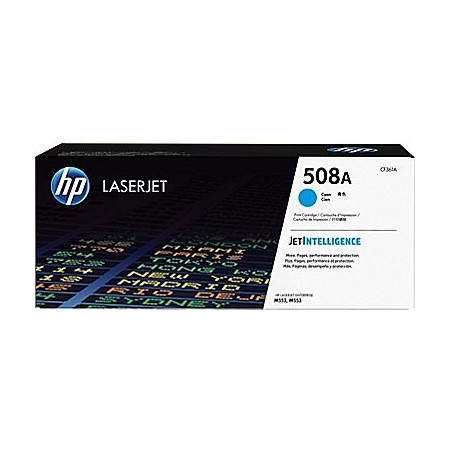 Toner Original HP Cyan, nr.508A, pentru LaserJet  M552|M553|M577, 5K, (timbru verde 1.2 lei) , "CF361A"
